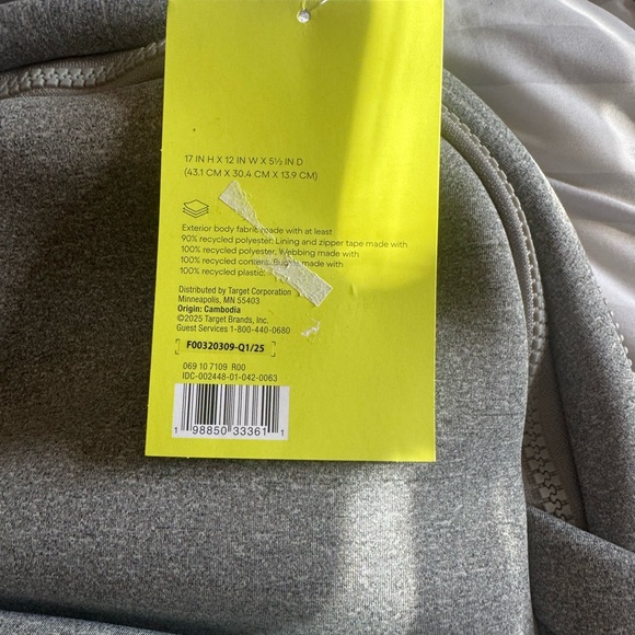 All in motion Classic Gray Backpack - Picture 3 of 7